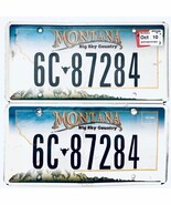 2010 United States Montana Gallatin County Passenger License Plate 6C 87284 - €17,18 EUR