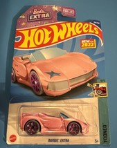 Hot Wheels - New For 2022 Series Car-Pink BARBIE - Tooned Barbie Extra Car - £7.89 GBP