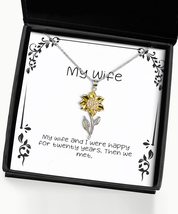 Motivational Wife Gifts, My Wife and I were Happy for Twenty Years, Reusable Hol - £39.03 GBP