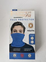 Youth Blue Guardwell Copper Fit Gator Mask Face Protector Kids School Anti-Odor - £7.17 GBP