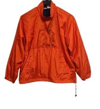 VTG Tail Tech Womens Large Orange  Running Jacket Quarter Zip Active 3 P... - $21.78