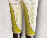 2 x Australian Creams AVOCADO OIL Moisturizing Cream Paraben Free 3.5oz EA - £23.32 GBP