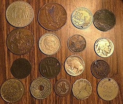 Lot Of 17 World Coins - £11.02 GBP