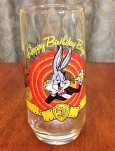 Bugs Bunny 50th Birthday Glass w/Vibrant Colors *  - £5.30 GBP