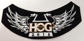 Harley Davidson Owners Group HOG 2016 Rocker Patch NEW 6 Inches Wide 2&quot; ... - £11.76 GBP