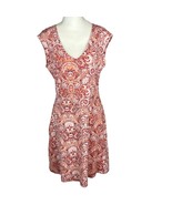Title Nine Double Dare Paisley Athletic Dress V-Neck Cap Sleeve Sz. M - $738.14 MXN