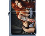 Indiana Pin Up Girls D9 Flip Top Dual Torch Lighter Wind Resistant  - $16.78
