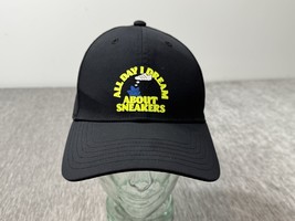 Adidas Hat Cap Snap Back Black All Day I Dream About Sneakers Curved Beacon - $33.87 CAD