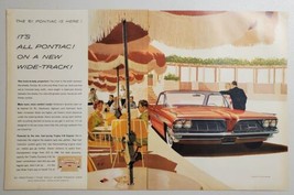 1960 Print Ad 1961 Pontiac Bonneville Vista Wide-Track with Trophy V-8 E... - $16.81