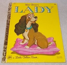 Walt Disney&#39;s Lady Child&#39;s Vintage Little Golden Book  - £4.76 GBP