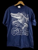 Vintage Tultex T Shirt Size Large Gators Animal Alligator Graphic Silkmasters - £37.47 GBP