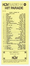 VINTAGE Dec 2 1968 KQV Radio Pittsburgh Music Survey Dion Supremes Frank... - £15.63 GBP