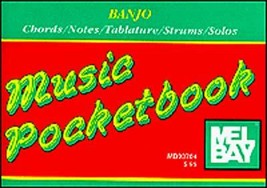 Banjo Music Pocketbook/5 String/New/OOP - £0.98 GBP