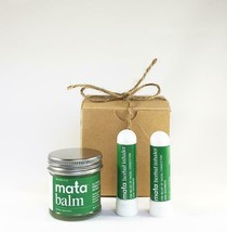 Mata Natural Massage Balm (1) for Relieving Muscle Aches and Herbal Inhaler (2) - £18.77 GBP