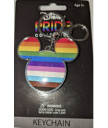 Mickey Mouse Head Key Chain Trade Disney Pride Collection 2023 - $278.81 MXN