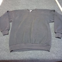 Vintage 90s Pro Spirit Select Sweats Sweater Adult Large Black Blank - £21.71 GBP