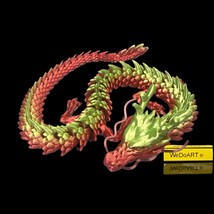 Articulated dragon 3d print 24&quot; - 61 cm - $1,500.01 MXN