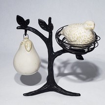 Pottery Barn Partridge in a Pear Tree Salt &amp; Pepper Shakers Christmas Novelty - £30.50 GBP