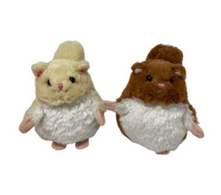 Ganz Li&#39;l Squirrels  Stuffed Animal NWT 4 inch High  Set of 2  Gift Plush - £8.17 GBP