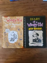 Diary of a Wimpy Kid lot Old School and Do it yourself book by Jeff Kinney - £8.87 GBP