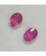Natural Rubellite Oval Facet Cut 7X5mm Fuschia Pink Color VS Clarity Loo... - £115.48 GBP