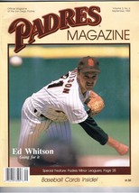 1989 MLB San Diego Padres Magazine  Program VS San Francisco Giants 9/29... - $29.70