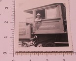 Vintage Railroad Engineer Black and White Photo Ammonoosuc Train Locomot... - $6.92