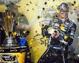 AUTOGRAPHED 2013 Jimmie Johnson #48 Kobalt Tools 6X CUP CHAMPION (Champa... - $89.95