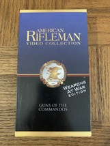 American Rifleman Guns Of The Commandos VHS - £7.90 GBP