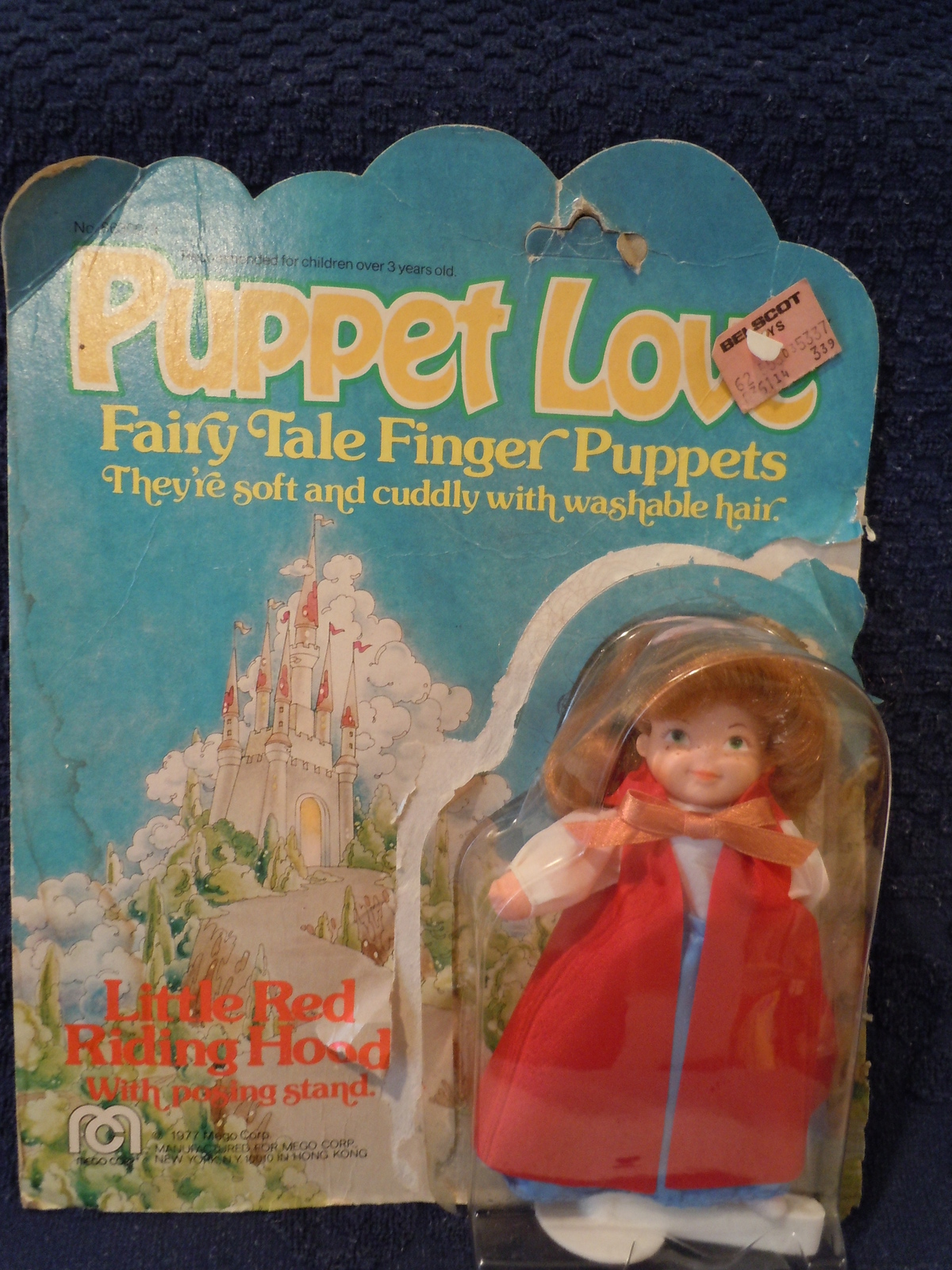 Puppet Love Fairy Tale Finger Puppets Little Red Riding Hood 1977 - $7.99