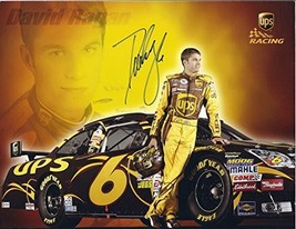 Autographed 2006 David Ragan #6 Ups Racing Team (Roush) Signed 9 X11 Nascar He... - £34.34 GBP