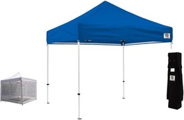 Impact 10&#39; X 10&#39; Pop Up Canopy Tent With Full Screen Mesh Sidewalls,, Ro... - £367.71 GBP