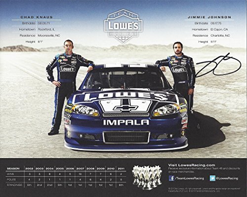 Primary image for 'AUTOGRAPHED 2012 Jimmie Johnson #48 Team Lowe''s Racing (Hendrick Motorsport...