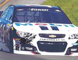 AUTOGRAPHED 2015 Tony Stewart #14 Mobil 1 Racing (Stewart-Haas) On-Track 9X11... - £86.16 GBP