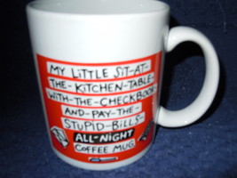 Hallmark Shoebox Greetings Mug My Little Sit at the Kitchen Table - £1.58 GBP