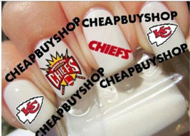 Free Patrick Mahomes Decals 2025 Kansas City Chiefs》Salon Quality Nail D... - $9.75
