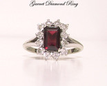 14k garnet diamond ring thumb155 crop