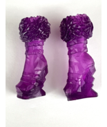 Monster High Abbey Bominable Coffin Bean Doll  PURPLE BOOTS REPLACEMENT - £9.49 GBP