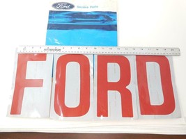 New Oem Ford Bronco Tailgate Letters Red 7.5&quot; Letters E3TZ8342528AE Ships Today - £196.93 GBP