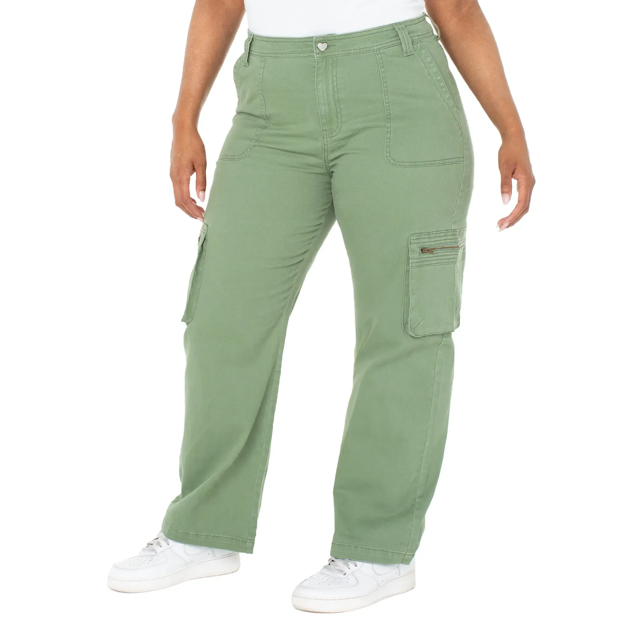 Celebrity Pink Juniors and Juniors Plus Mid Rise Wide Leg Cargo Pant Siz... - $220.89 MXN