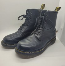 Original Dr. Marten black leather ankle boots 1460 Combat women&#39;s 6 - £51.25 GBP