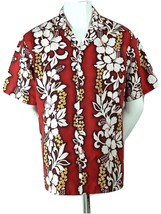 Vintage Ky&#39;s International Fashions Hawaiian Hibiscus Shirt Made In Usa   - £19.53 GBP