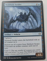 MTG Magic The Gathering Card Meldweb Strider Artifact Vehicle Blue Phyre... - £3.71 GBP