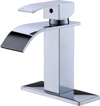 Bathroom Faucets Single-Handle, Brushed Nickel Sink Faucet With A 6-Inch... - £35.20 GBP