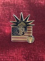 Elks Lodge Statue of Liberty American Flag Pin - $11.31