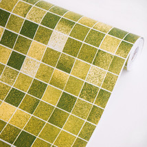 Lemon Mosaic - Self-Adhesive Wallpaper Home Decor(Roll) - £15.68 GBP