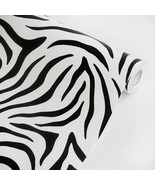 Animal Zebra - Self-Adhesive Wallpaper Home Decor(Roll) - £15.97 GBP