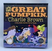 Hallmark Halloween Peanuts It&#39;s the Great Pumpkin Lighted Pop-Up Book - £19.41 GBP