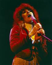 Stevie Nicks singing into microphone during performance 1980&#39;s 16x20 Poster - £15.75 GBP