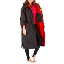 Women Men Surf Changing Robe Coat Jacket Thermal Warm Overcoat Rain Coat Poncho  - £109.14 GBP
